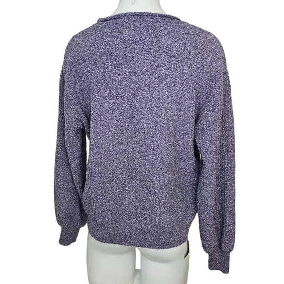 Frank & Oak Womens Wool Blend Sweater Size XS Purple - Picture 2 of 6